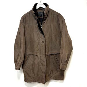 Forecaster Boston Brown Canvas Barn Coat Vintage Chore Jacket Utility Workwear S